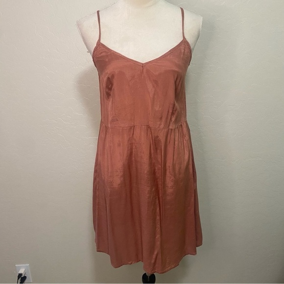 Anthropologie Yoana Baraschi At Dusk Dress Mauve Lace Sleeveless V-neck Mini 4 - Picture 14 of 16
